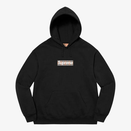 Supreme x Burberry Hooded Sweatshirt 'Box Logo' Black SS22 - SOLE SERIOUSS (1)