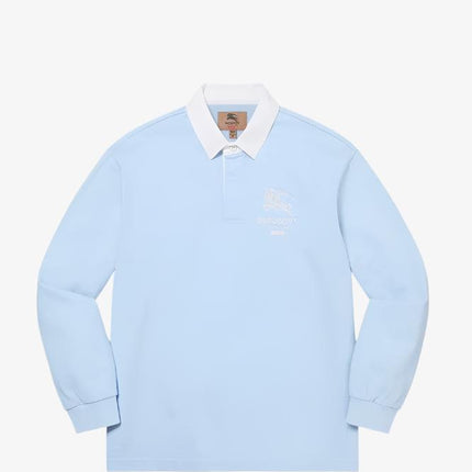 Supreme x Burberry Rugby Pale Blue (SS22) - SOLE SERIOUSS (1)