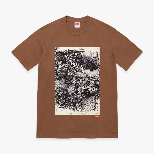 Supreme x Christopher Wool Tee '1995' Brown (FW21) - SOLE SERIOUSS (1)