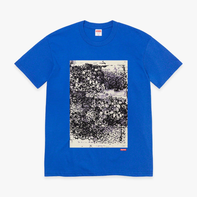 Supreme x Christopher Wool Tee '1995' Royal (FW21) - SOLE SERIOUSS (1)