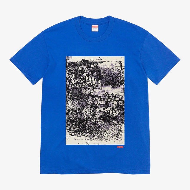 Supreme x Christopher Wool Tee '2001' Royal (FW21) - SOLE SERIOUSS (1)