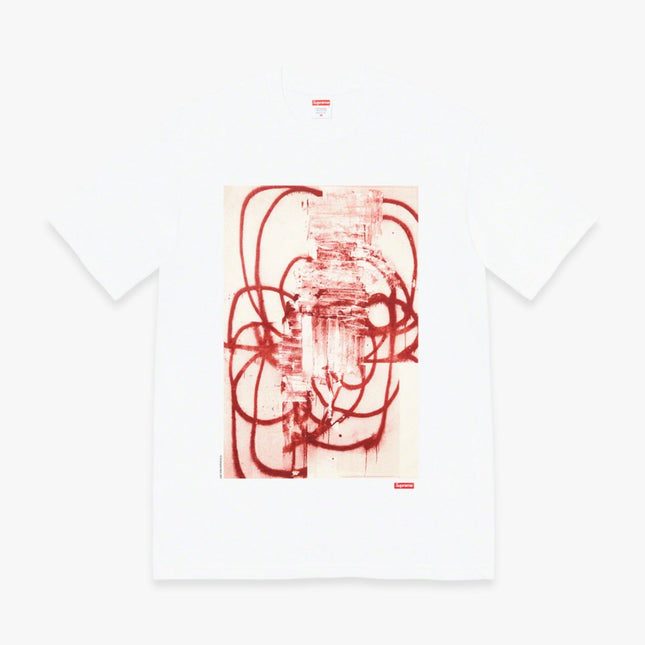 Supreme x Christopher Wool Tee '2001' White (FW21) - SOLE SERIOUSS (1)