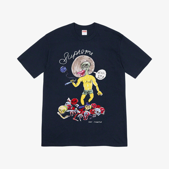 Supreme x Daniel Johnston Tee 'Kill Em All' Navy (SS20) - SOLE SERIOUSS (1)