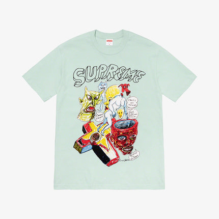 Supreme x Daniel Johnston Tee Light Teal (SS20) - SOLE SERIOUSS (1)