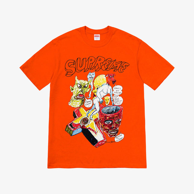 Supreme x Daniel Johnston Tee Orange (SS20) - SOLE SERIOUSS (1)