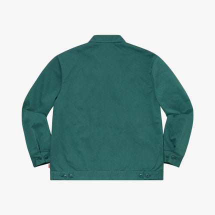 Supreme x Daniel Johnston Work Jacket 'Embroidered' Green (SS20) - SOLE SERIOUSS (2)