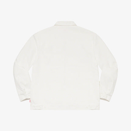 Supreme x Daniel Johnston Work Jacket 'Embroidered' White (SS20) - SOLE SERIOUSS (2)