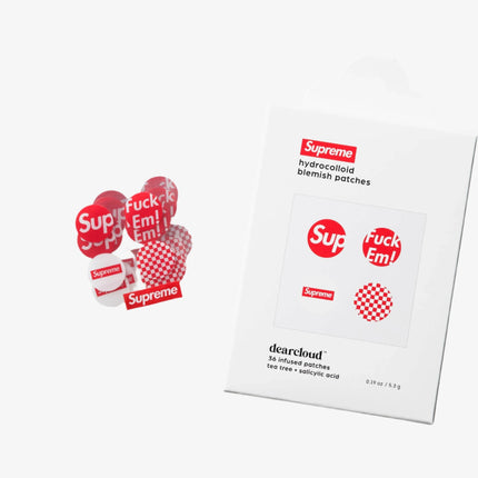 Supreme x Dearcloud Blemish Patches Red (36 Pack) (FW24) - SOLE SERIOUSS (1)