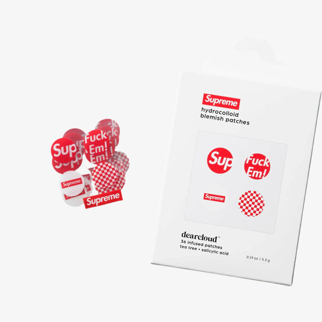 Supreme x Dearcloud Blemish Patches Red (36 Pack) (FW24) - SOLE SERIOUSS (1)