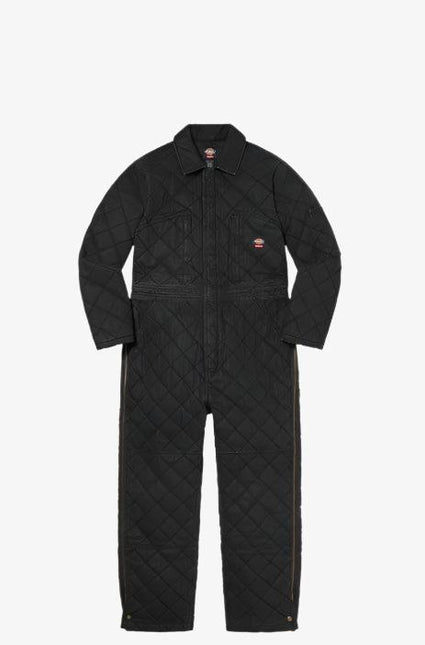 Supreme x Dickies Quilted Denim Coverall Black (FW21) - SOLE SERIOUSS (1)