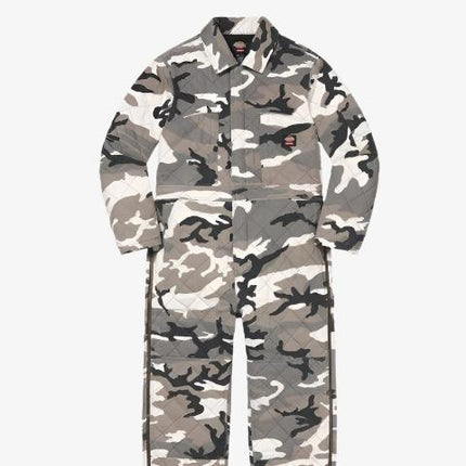 Supreme x Dickies Quilted Denim Coverall Grey Camo (FW21) - SOLE SERIOUSS (1)