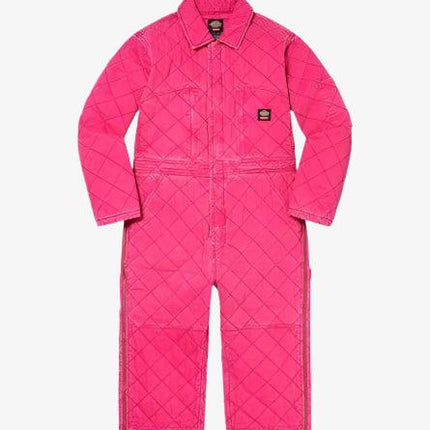 Supreme x Dickies Quilted Denim Coverall Pink (FW21) - SOLE SERIOUSS (1)