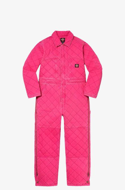 Supreme x Dickies Quilted Denim Coverall Pink (FW21) - SOLE SERIOUSS (1)