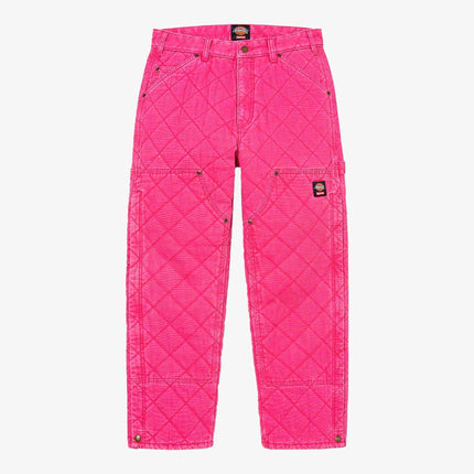 Supreme x Dickies Quilted Double Knee Painter Pant Pink FW21 - SOLE SERIOUSS (1)