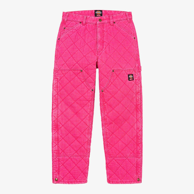 Supreme x Dickies Quilted Double Knee Painter Pant Pink (FW21) - SOLE SERIOUSS (1)