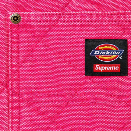 Supreme x Dickies Quilted Double Knee Painter Pant Pink FW21 - SOLE SERIOUSS (3)