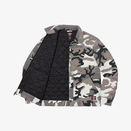 Supreme x Dickies Quilted Work Jacket Grey Camo FW21 - SOLE SERIOUSS (2)