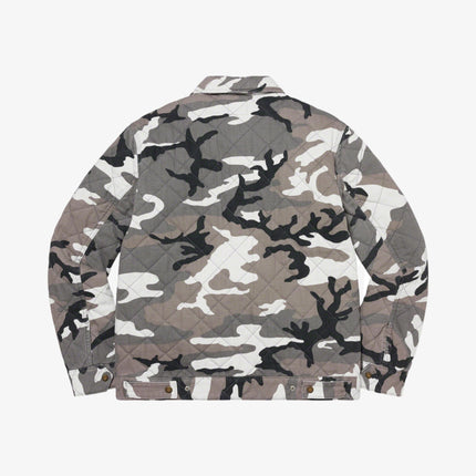 Supreme x Dickies Quilted Work Jacket Grey Camo FW21 - SOLE SERIOUSS (3)