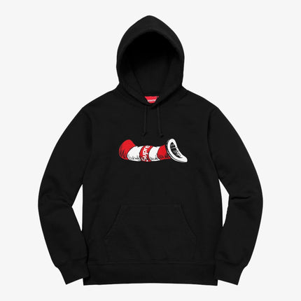 Supreme x Dr. Seuss Hooded Sweatshirt 'Cat in the Hat' Black (FW18) - SOLE SERIOUSS (1)