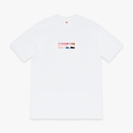 Supreme x Emilio Pucci Tee 'Box Logo' White / Dusty Pink (SS21) - SOLE SERIOUSS (1)