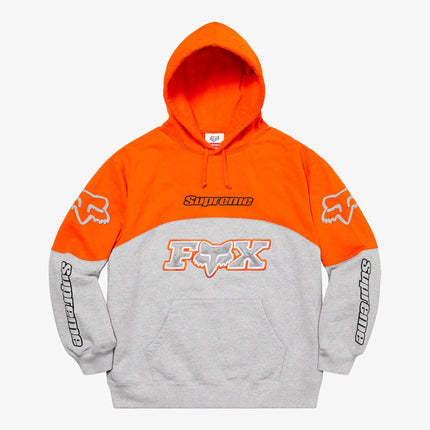 Supreme x Fox Racing Hooded Sweatshirt Grey (FW20) - SOLE SERIOUSS (1)