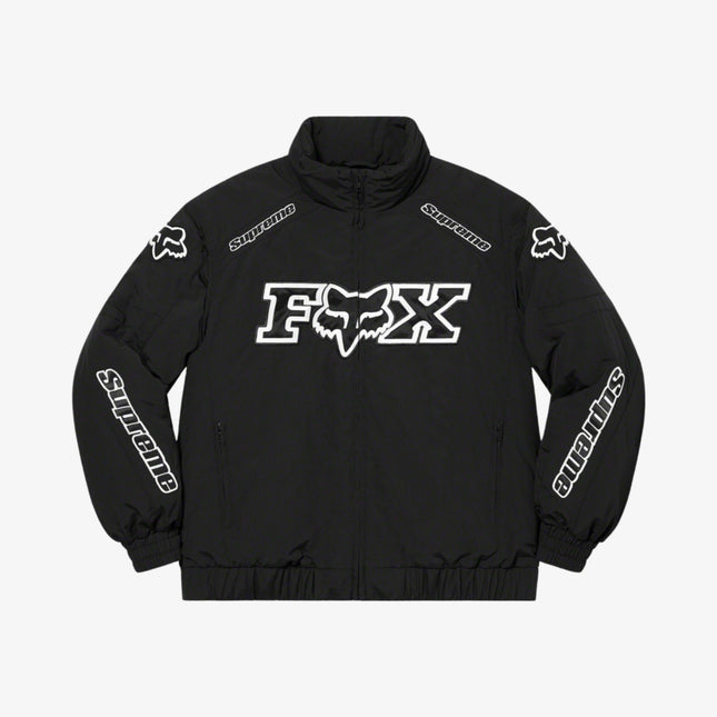 Supreme x Fox Racing Puffy Jacket Black (FW20) - SOLE SERIOUSS (1)