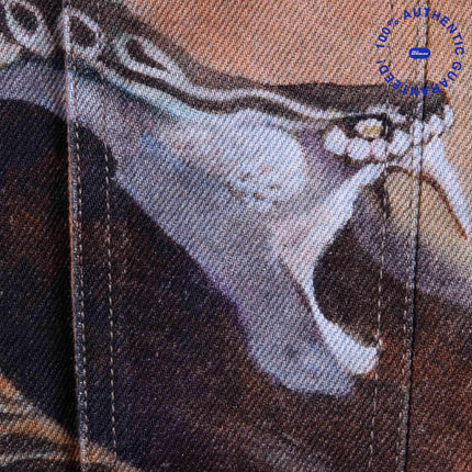 Supreme x Frank Frazetta Faux Shearling Lined Trucker Jacket Multicolor (FW24) | SOLE SERIOUSS [5]