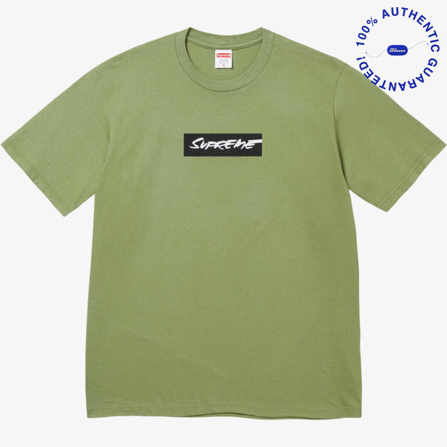 Supreme x Futura 'Box Logo' Tee Moss (SS24) | SOLE SERIOUSS [1]
