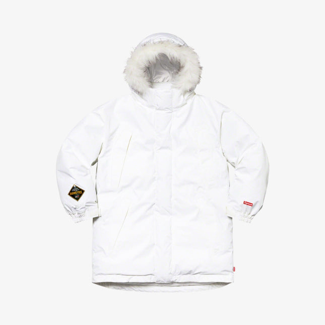 Supreme x GORE-TEX 700-Fill Down Parka White (FW21) - SOLE SERIOUSS (1)