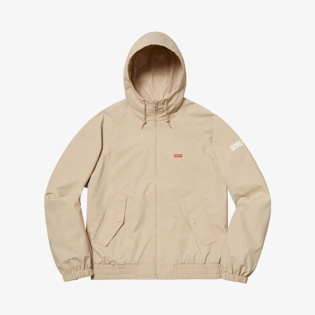 Supreme x GORE-TEX Hooded Harrington Jacket Tan (SS19) - SOLE SERIOUSS (1)