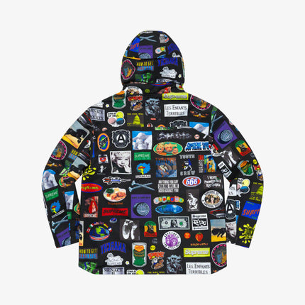 Supreme x GORE-TEX Jacket 'Stickers Shell' Black (SS21) - SOLE SERIOUSS (3)