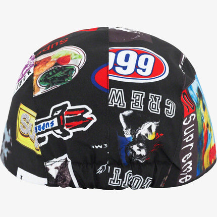 Supreme x GORE-TEX 'Stickers' Long Bill Camp Cap Black / Multicolor (SS21) | SOLE SERIOUSS [3]