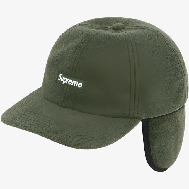 Supreme x GORE-TEX WINDSTOPPER 'Small Box Logo' Earflap Cap Olive (FW20) - SOLE SERIOUSS (1)