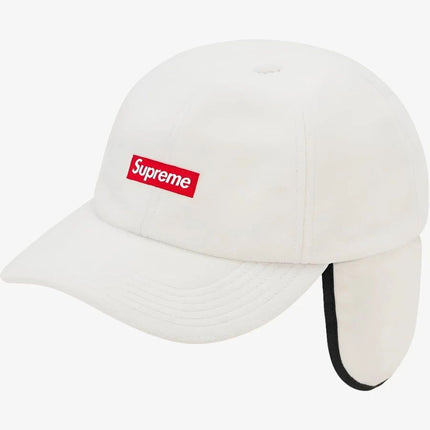 Supreme x GORE-TEX WINDSTOPPER 'Small Box Logo' Earflap Cap White (FW20) - SOLE SERIOUSS (1)