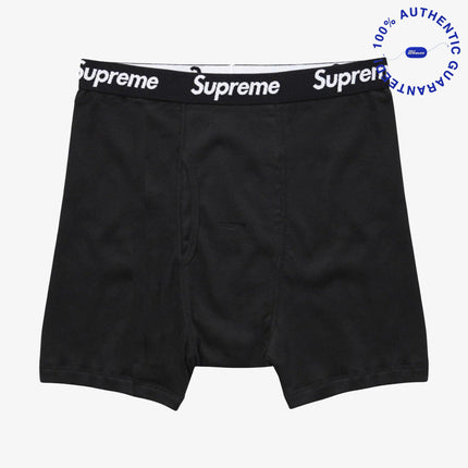 Supreme x Hanes Boxer Brief (1 Single Boxer Brief) Black | SOLE SERIOUSS [1]