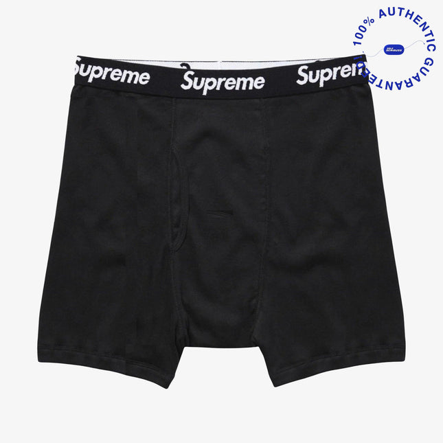 Supreme x Hanes Boxer Brief (1 Single Boxer Brief) Black | SOLE SERIOUSS [1]