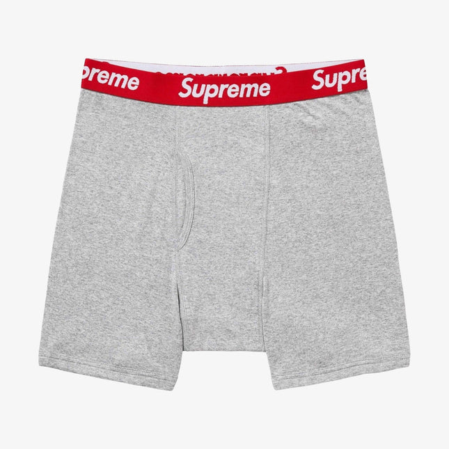 Supreme x Hanes Boxer Brief (1 Single Boxer Brief) Heather Grey | SOLE SERIOUSS [1]