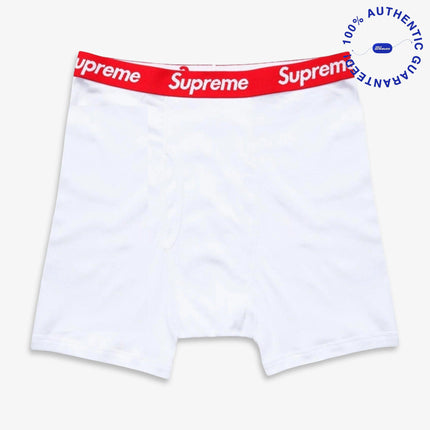 Supreme x Hanes Boxer Brief (1 Single Boxer Brief of Each) Black and White | SOLE SERIOUSS [3]