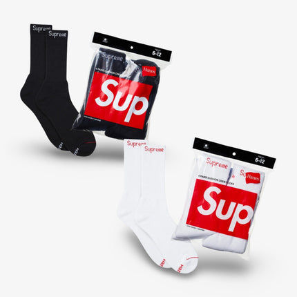 Supreme x Hanes Crew Socks (4 Pack) - SOLE SERIOUSS (1)