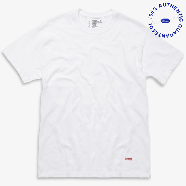 Supreme x Hanes Tagless Tee (1 Single Tee) White | SOLE SERIOUSS [1]