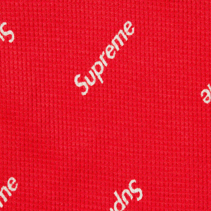 Supreme x Hanes Thermal Crew (1 Pack) 'Red Logos' (FW20) - SOLE SERIOUSS (2)