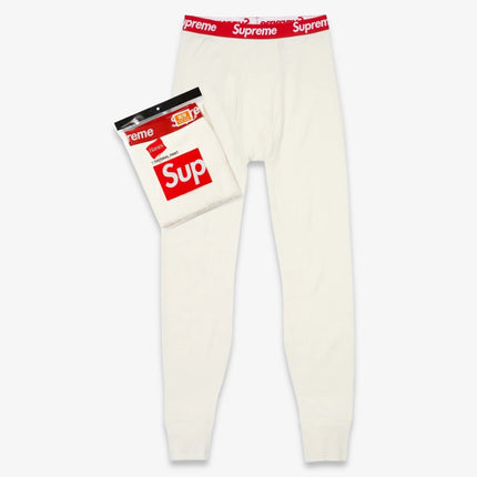 Supreme x Hanes Thermal Pant (1 Pack) Natural | SOLE SERIOUSS [1]