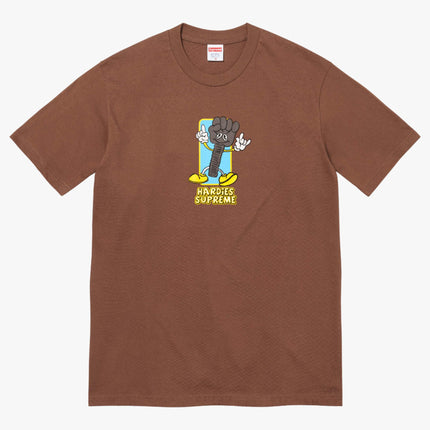 Supreme x Hardies Tee 'Bolt' Brown (SS23) - SOLE SERIOUSS (1)