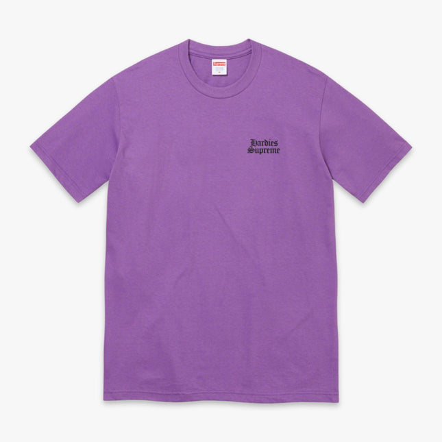 Supreme x Hardies Tee 'Dog' Purple (SS23) - SOLE SERIOUSS (1)