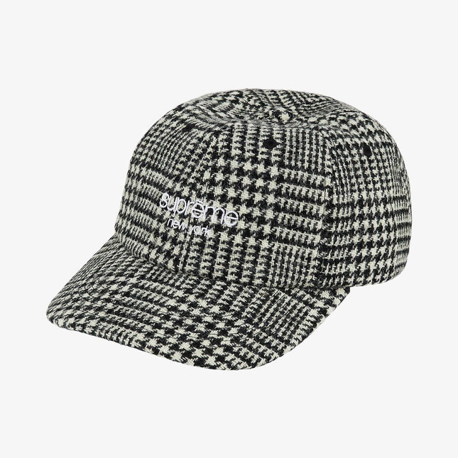 Supreme x Harris Tweed 6-Panel 'Classic Logo' Black Multi (FW21) - SOLE SERIOUSS (1)