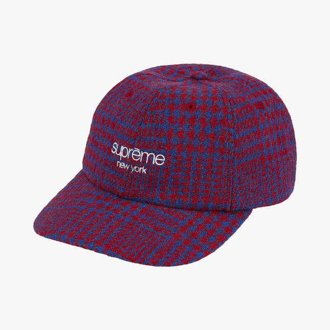 Supreme x Harris Tweed 6-Panel 'Classic Logo' Royal Multi (FW21) - SOLE SERIOUSS (1)