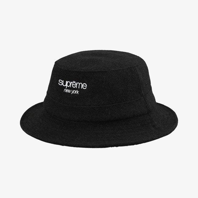 Supreme x Harris Tweed Crusher 'Classic Logo' Black (FW21) - SOLE SERIOUSS (1)