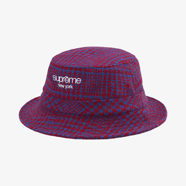 Supreme x Harris Tweed Crusher 'Classic Logo' Royal Multi (FW21) - SOLE SERIOUSS (1)