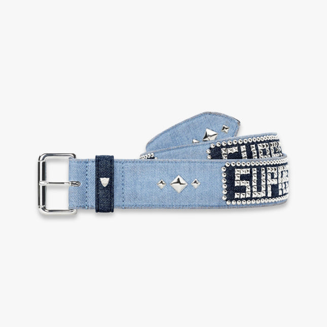 Supreme x Hollywood Trading Company Studded Belt Denim (SS23) - SOLE SERIOUSS (1)