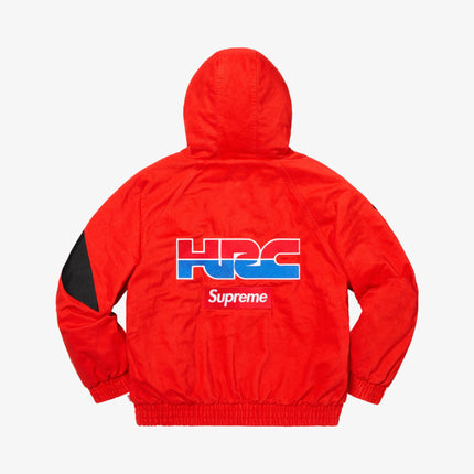 Supreme x Honda x Fox Racing Puffy Zip Up Jacket Red (FW19) - SOLE SERIOUSS (3)